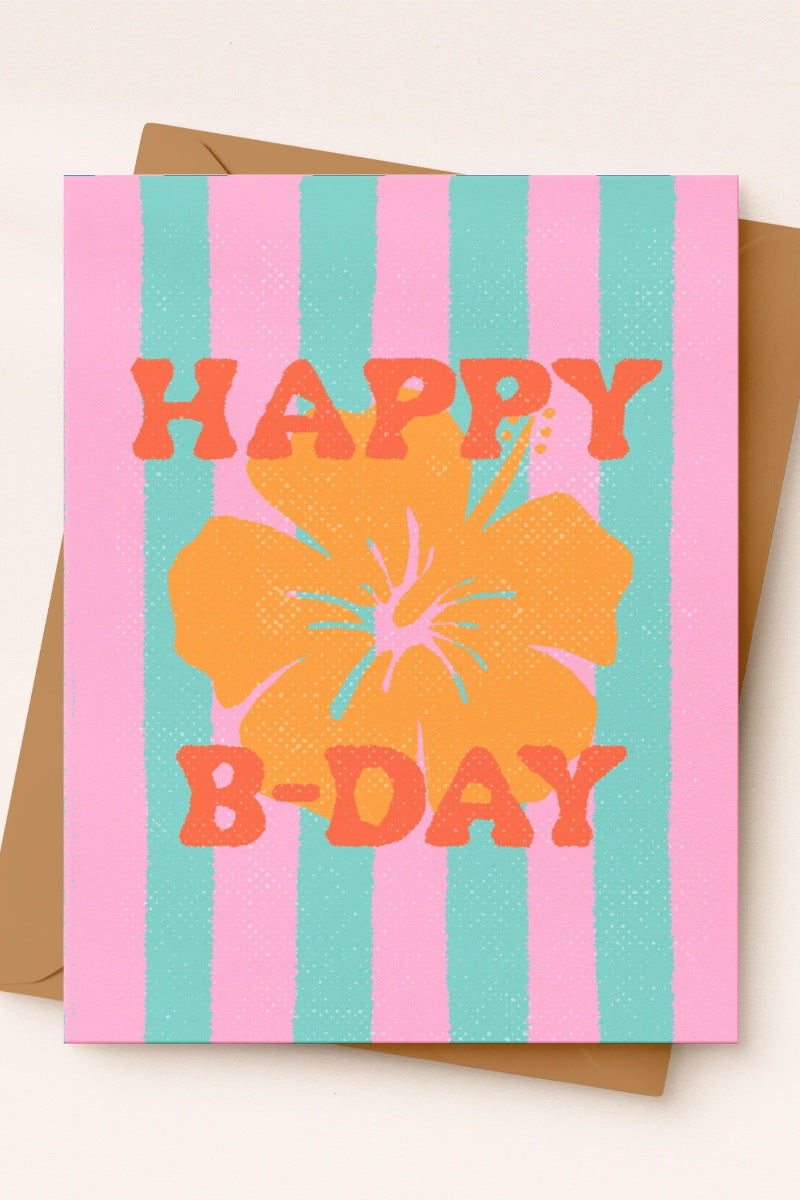 Tropical Birthday Card