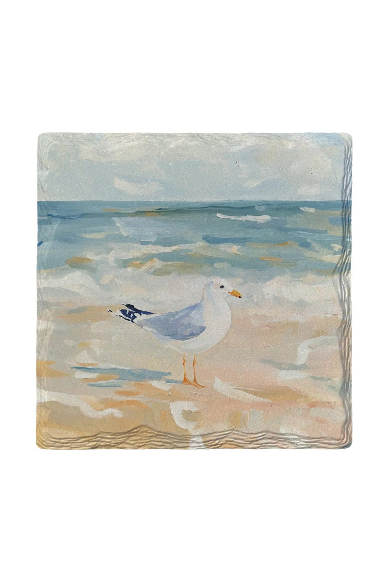 Mill Wood Ceramic Coaster