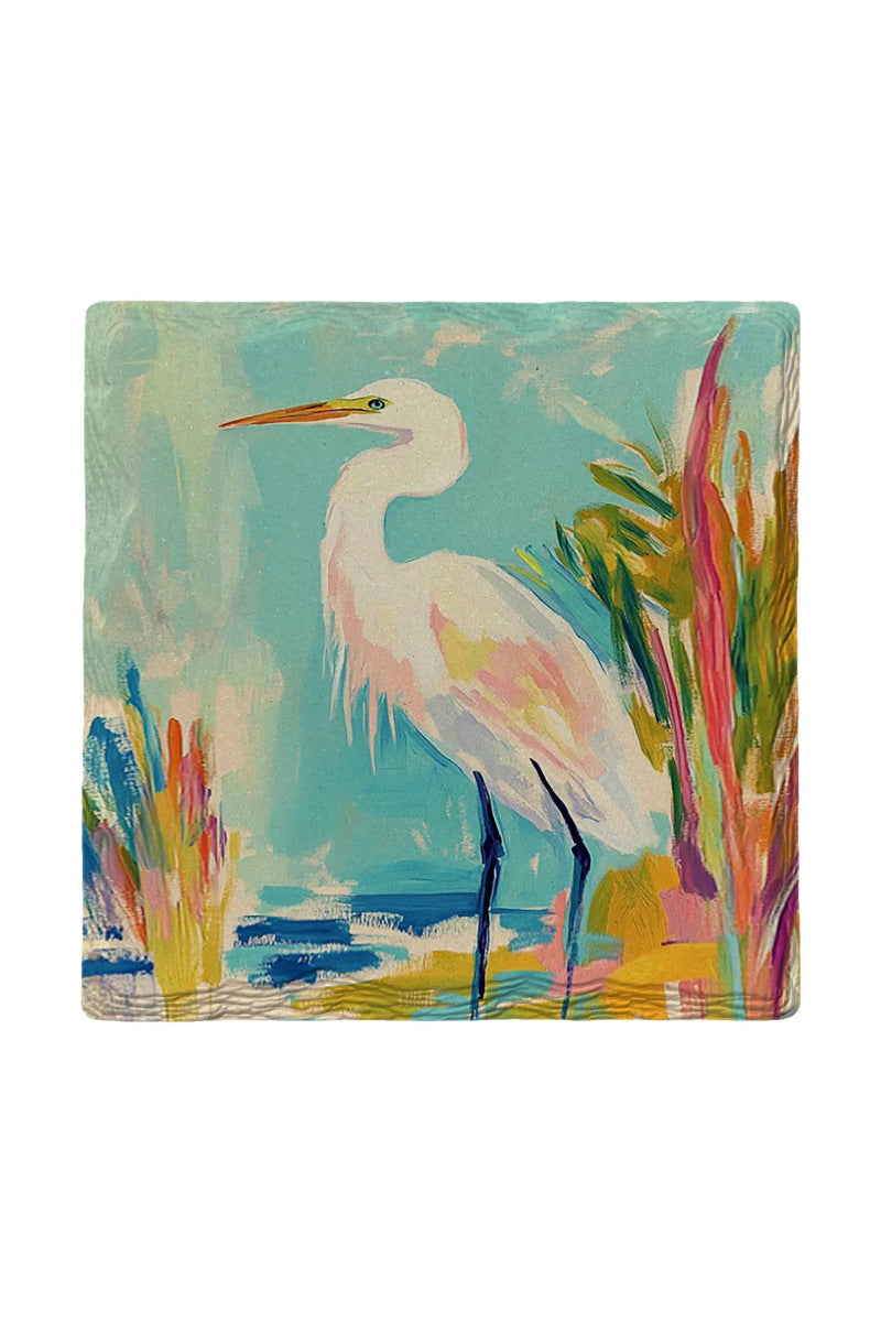 Mill Wood Ceramic Coaster