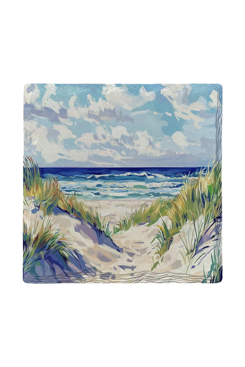 Mill Wood Ceramic Coaster