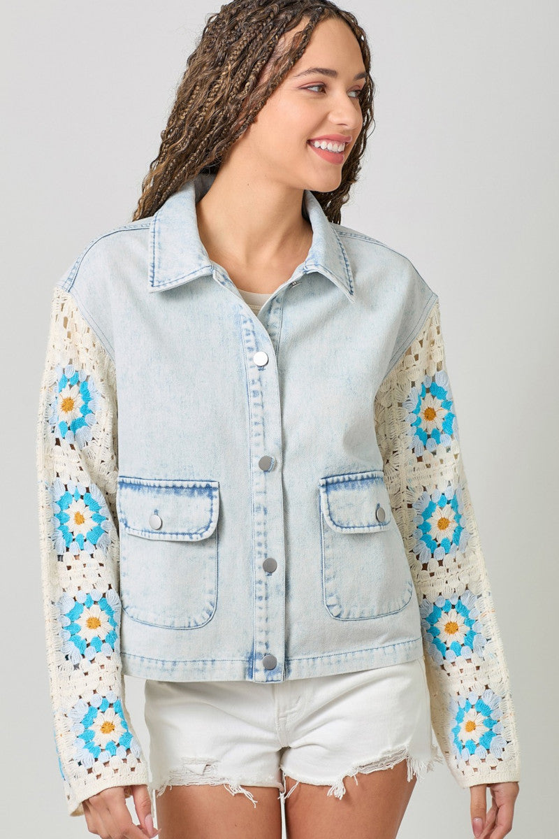 Daisy Crochet Jacket