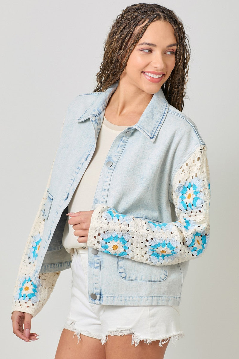 Daisy Crochet Jacket