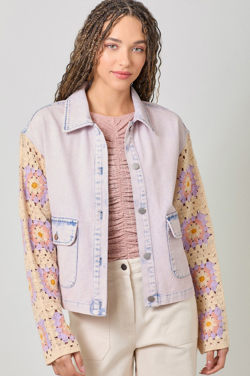 Daisy Crochet Jacket