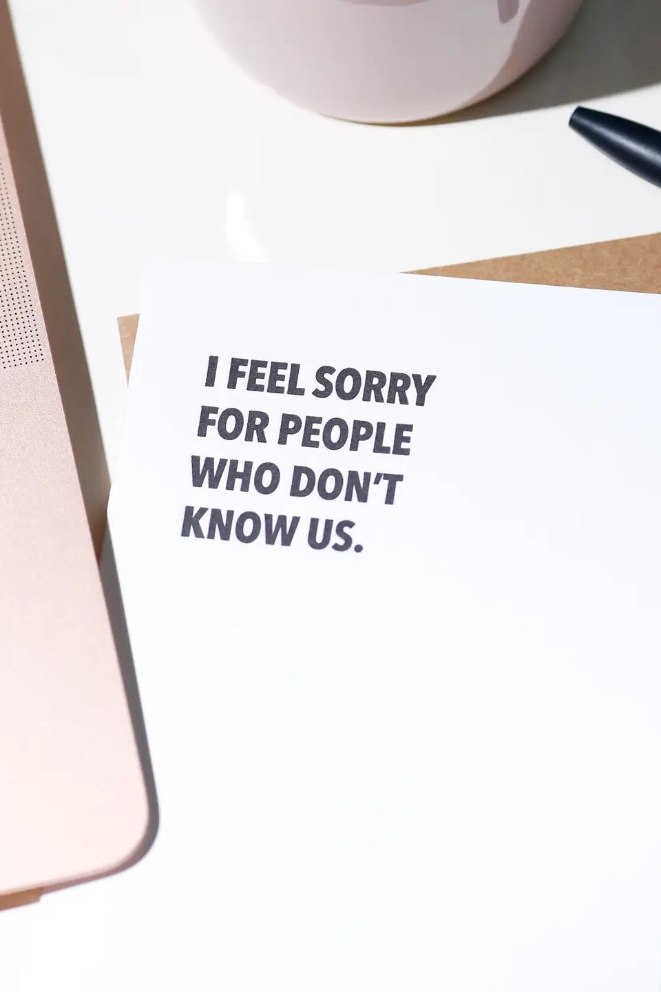 Don't Know Us Card