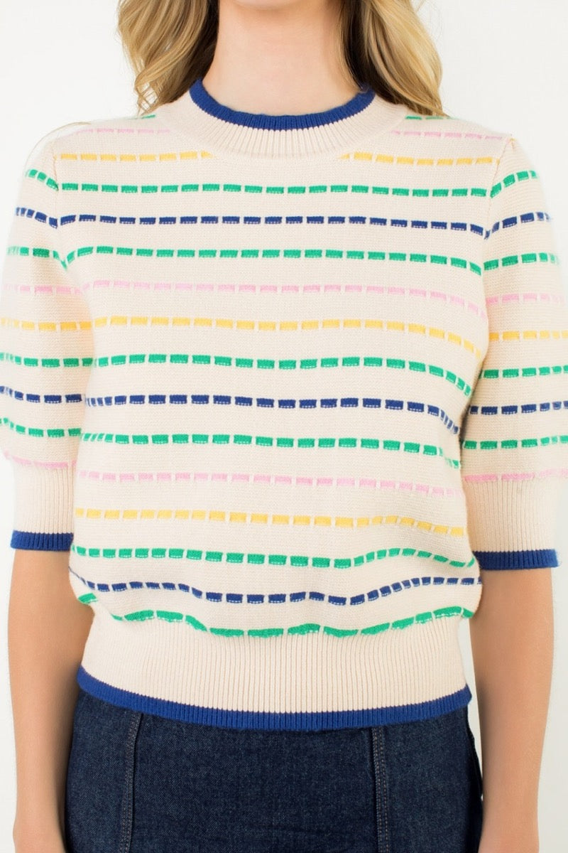 Dotted Line Sweater