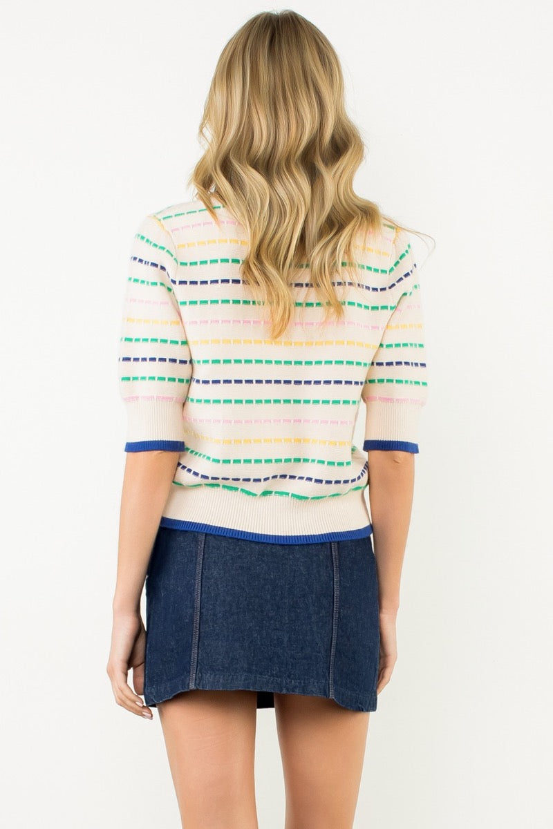 Dotted Line Sweater