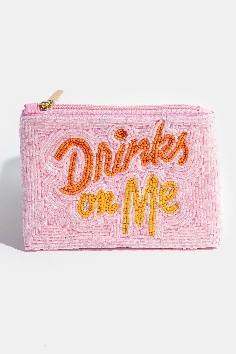Drinks on Me Bead Pouch