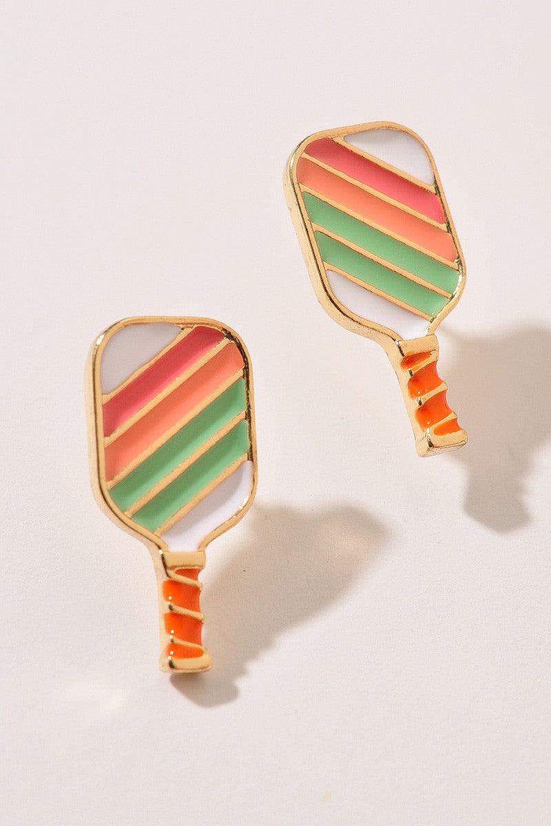 Retro Paddle Earrings