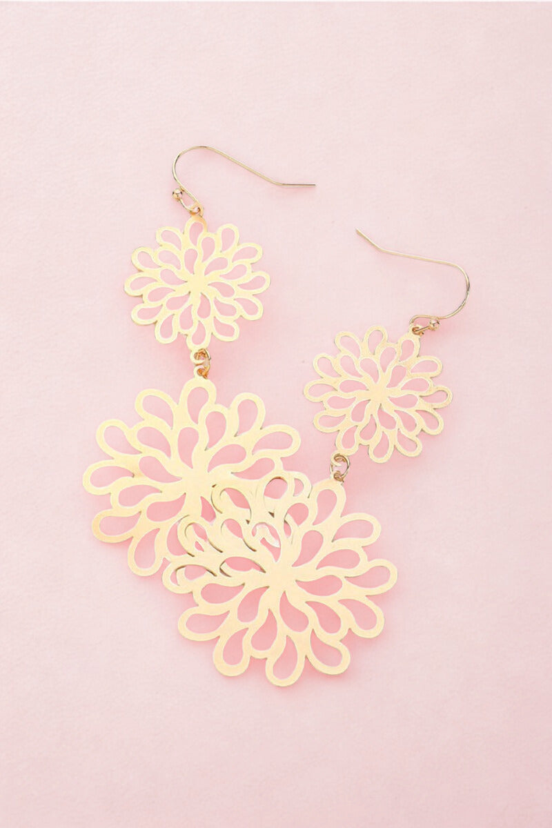 Solar Flower Earrings