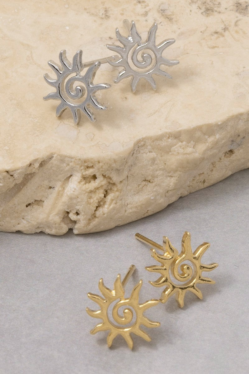 Spiral Sun Earrings