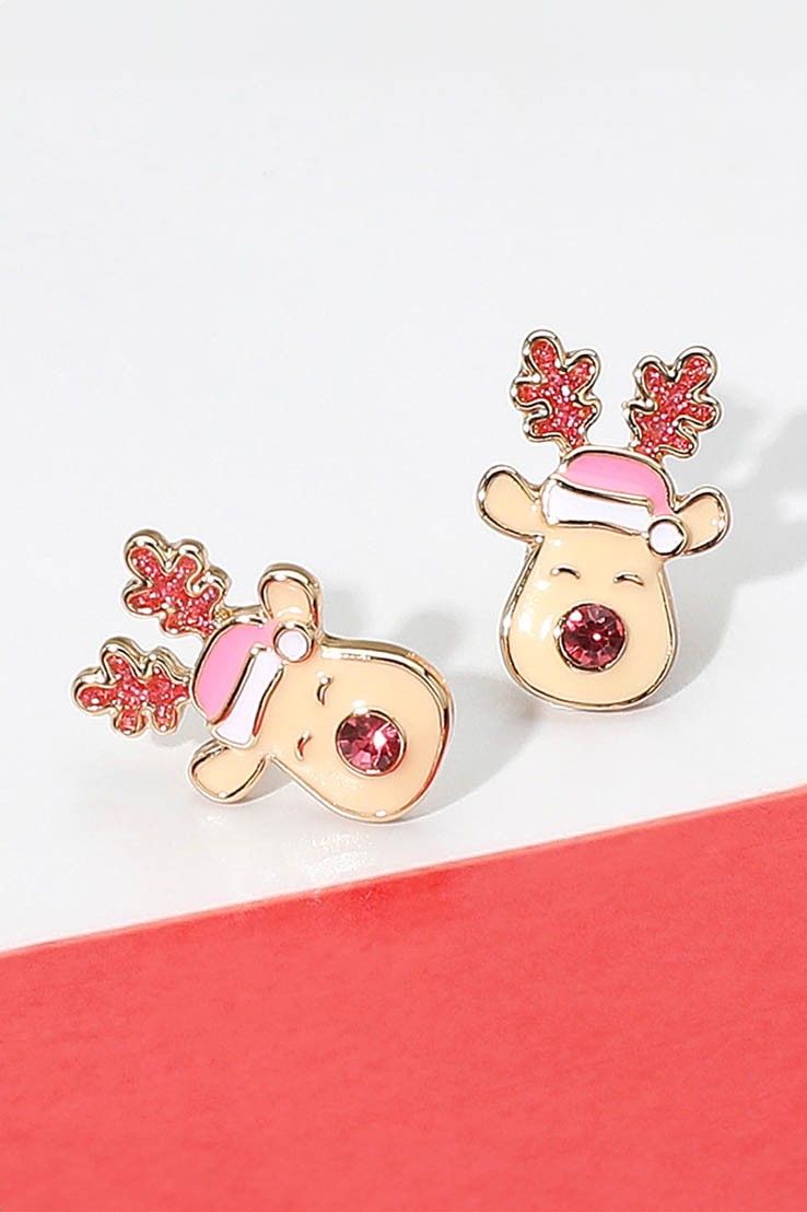 Winter Reindeer Earrings
