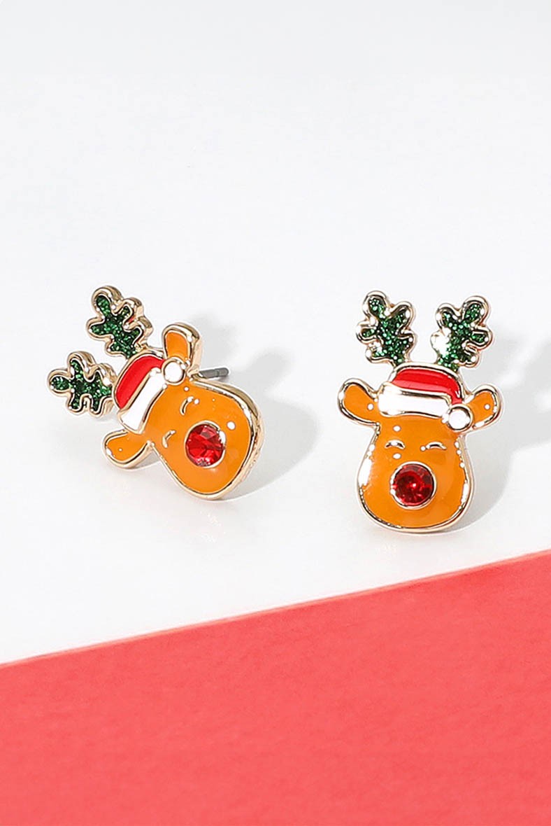 Winter Reindeer Earrings