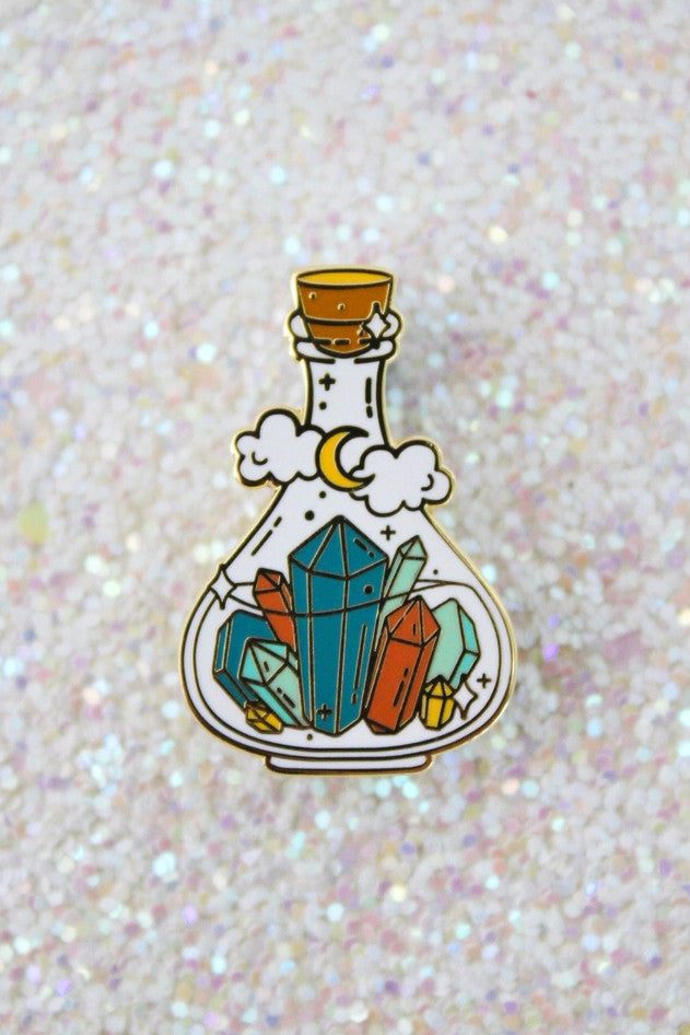 Crystal Potion Enamel Pin