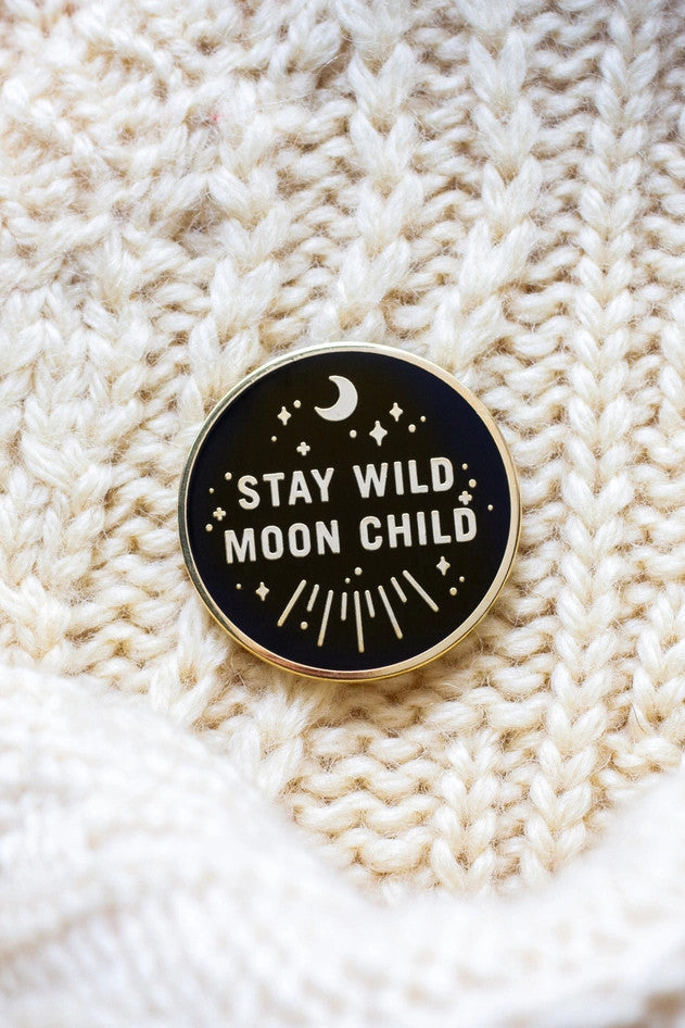 Stay Wild Enamel Pin