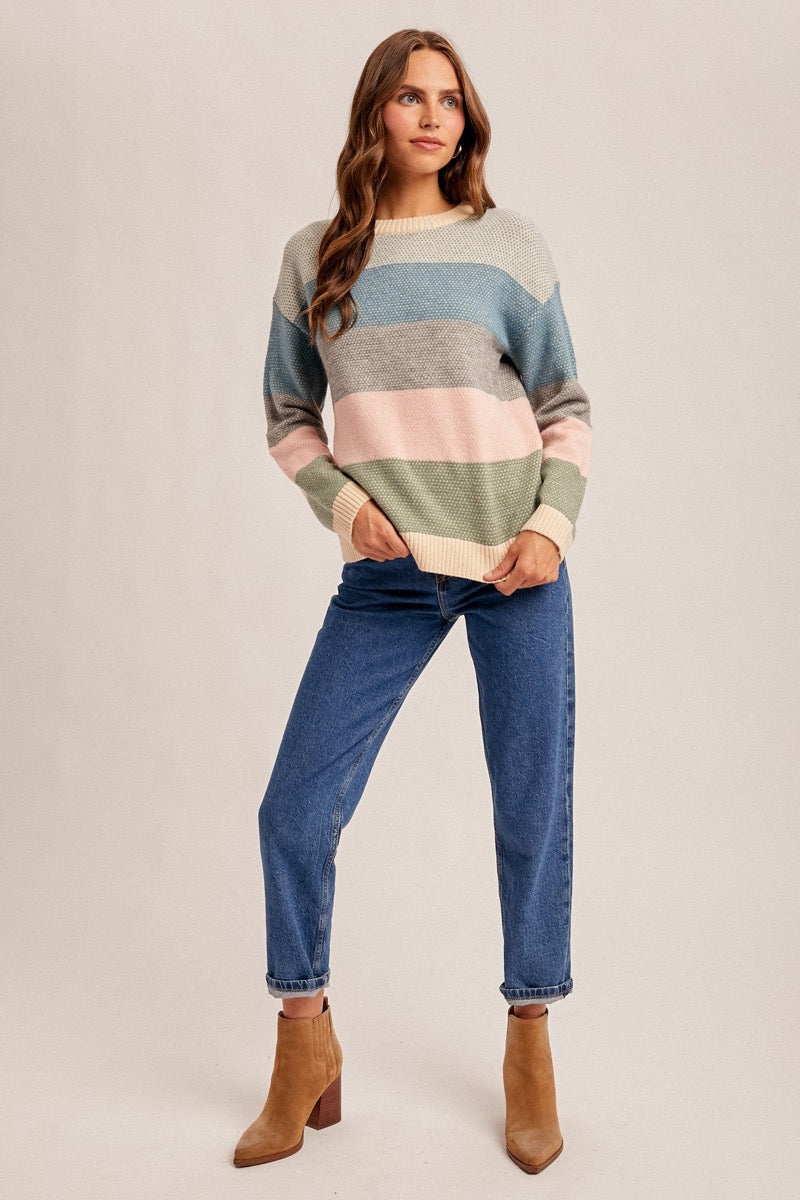 Fiona Colorblock Sweater