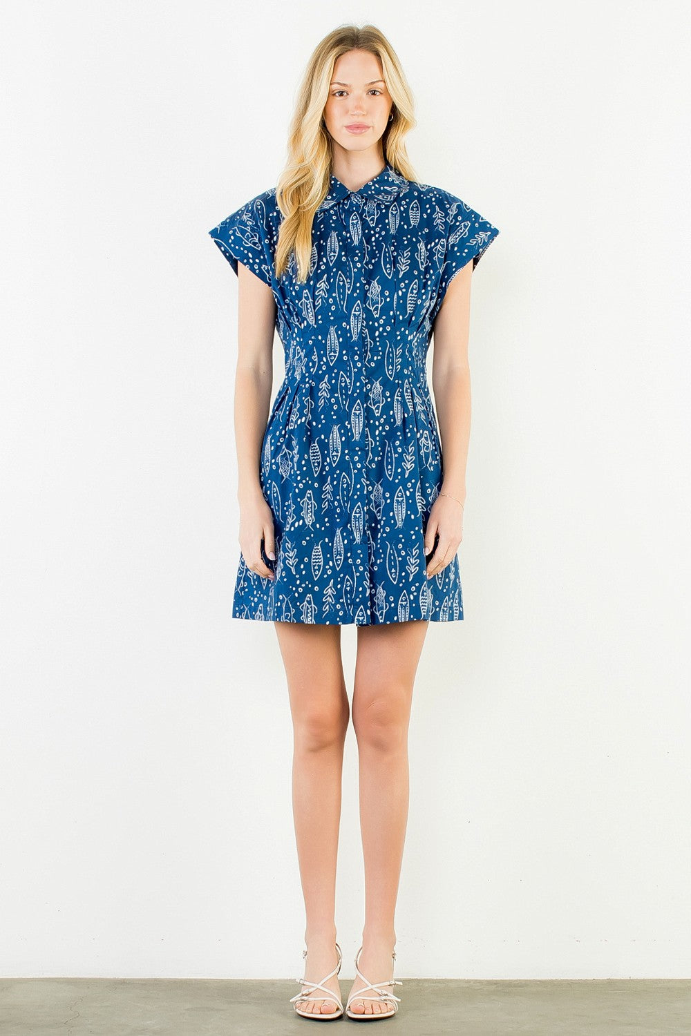 Fish Print Dress