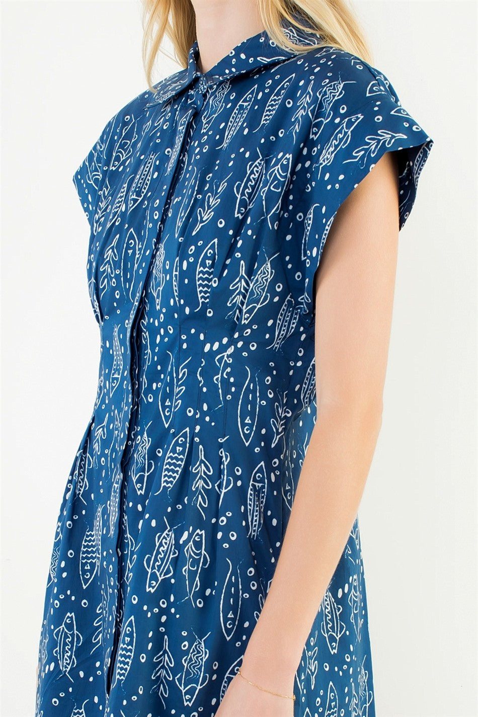 Fish Print Dress