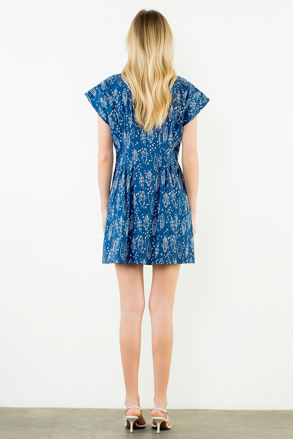 Fish Print Dress