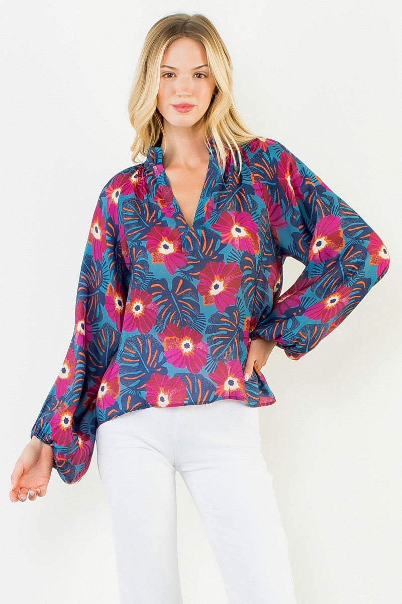 Floral Flowy Top