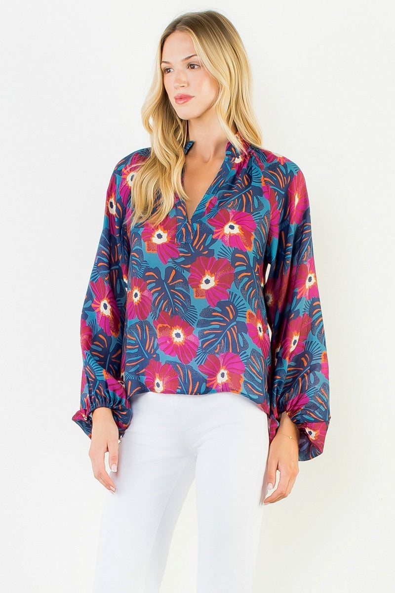 Floral Flowy Top