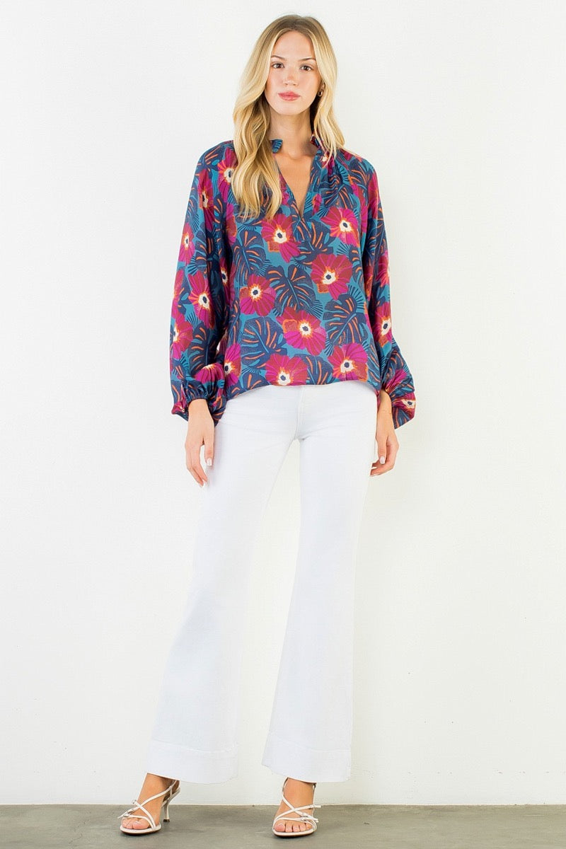 Floral Flowy Top
