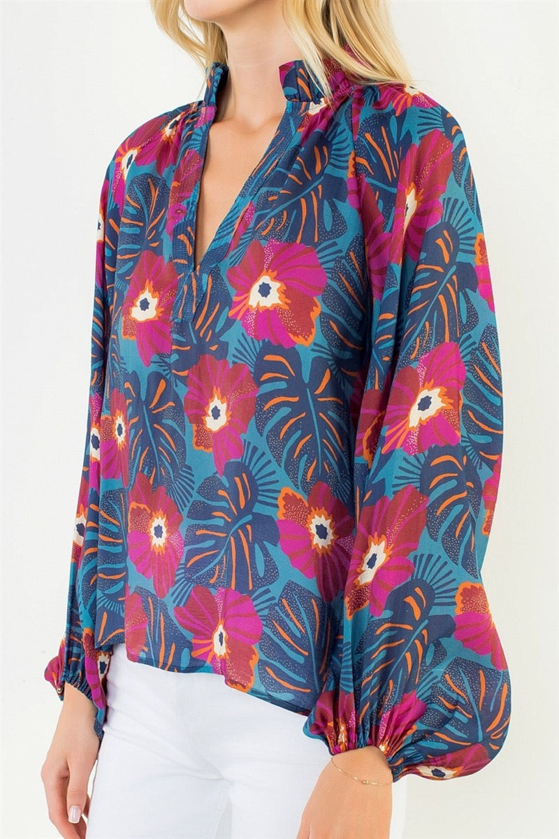 Floral Flowy Top