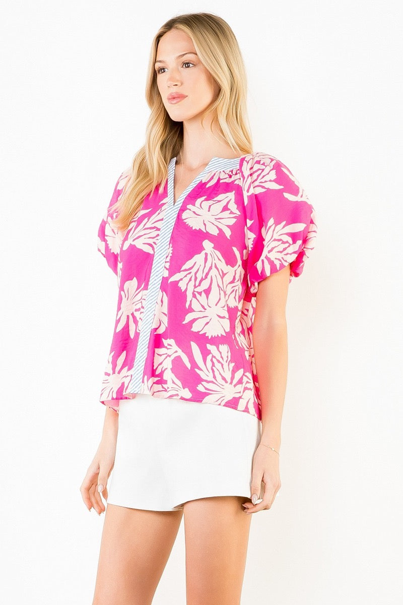 Floral Way Top