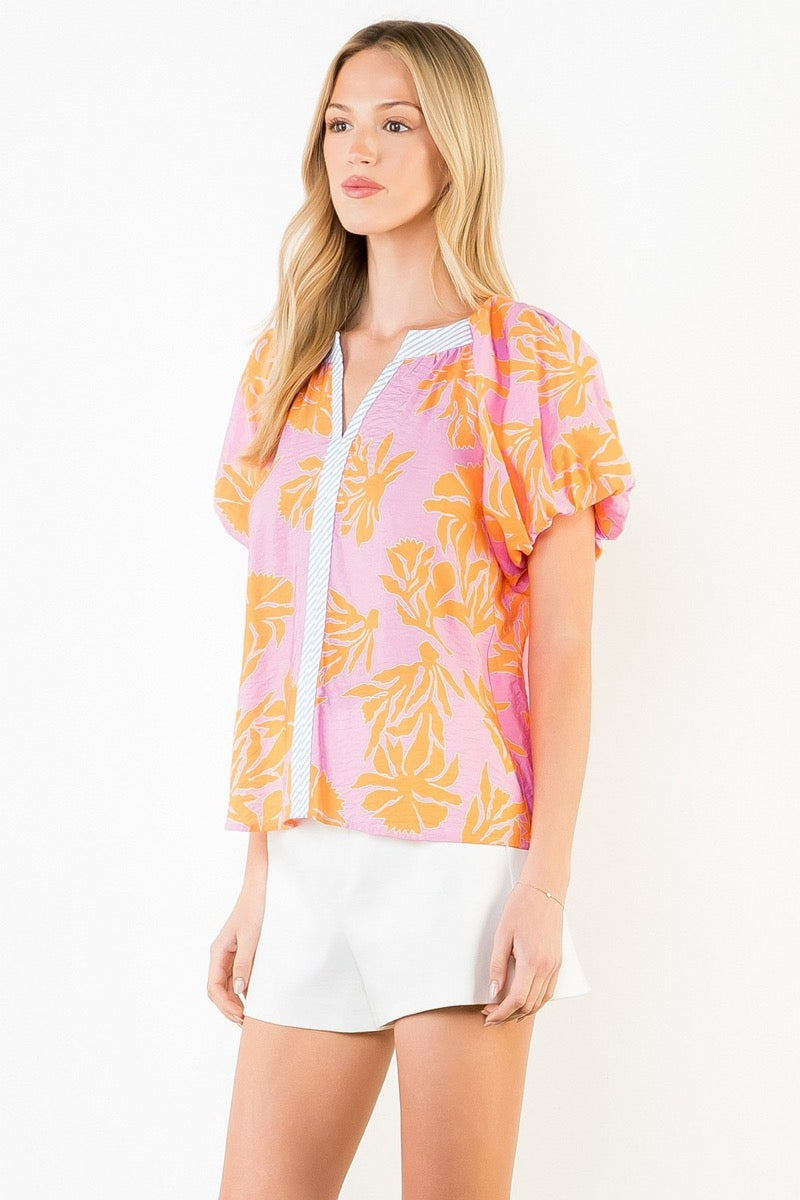 Floral Way Top