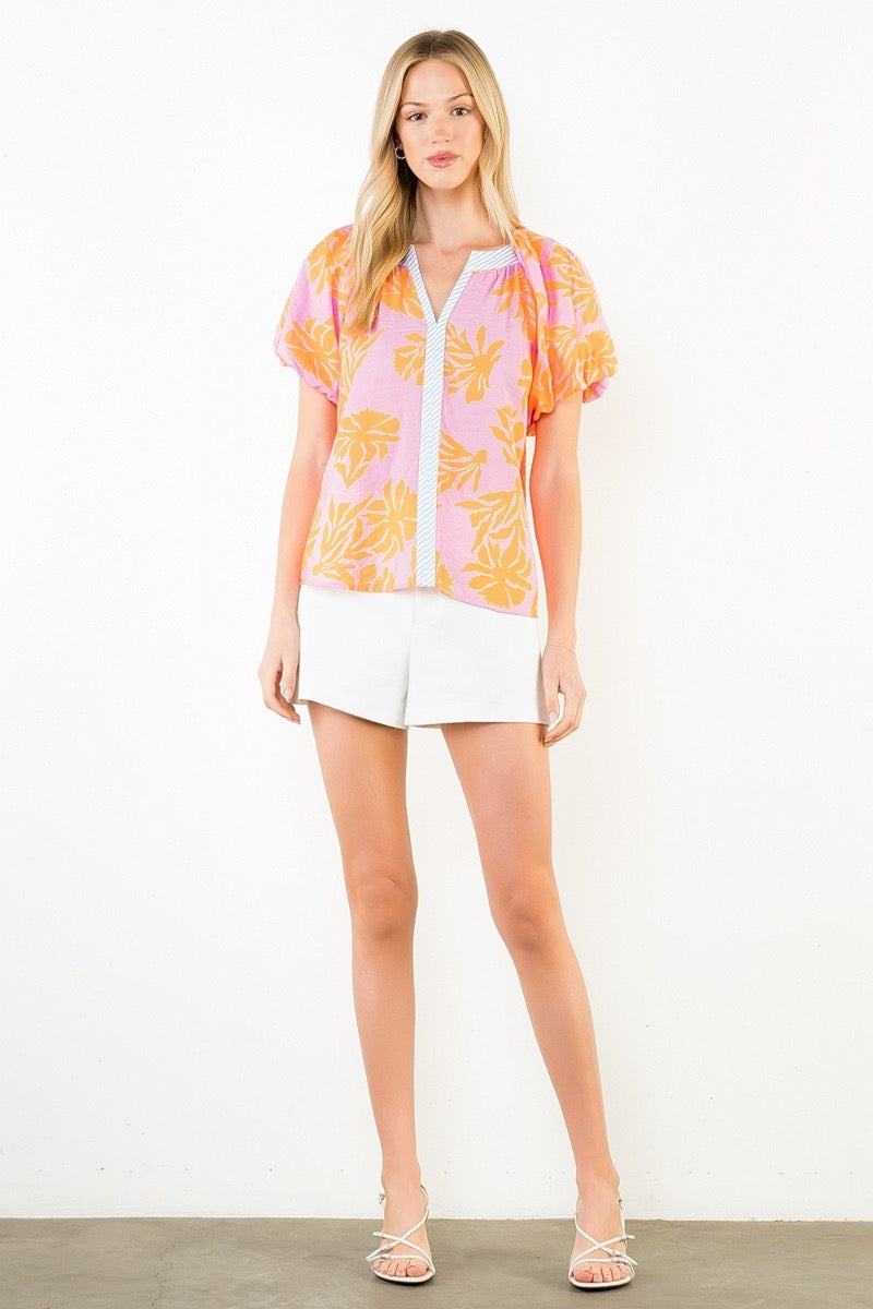 Floral Way Top