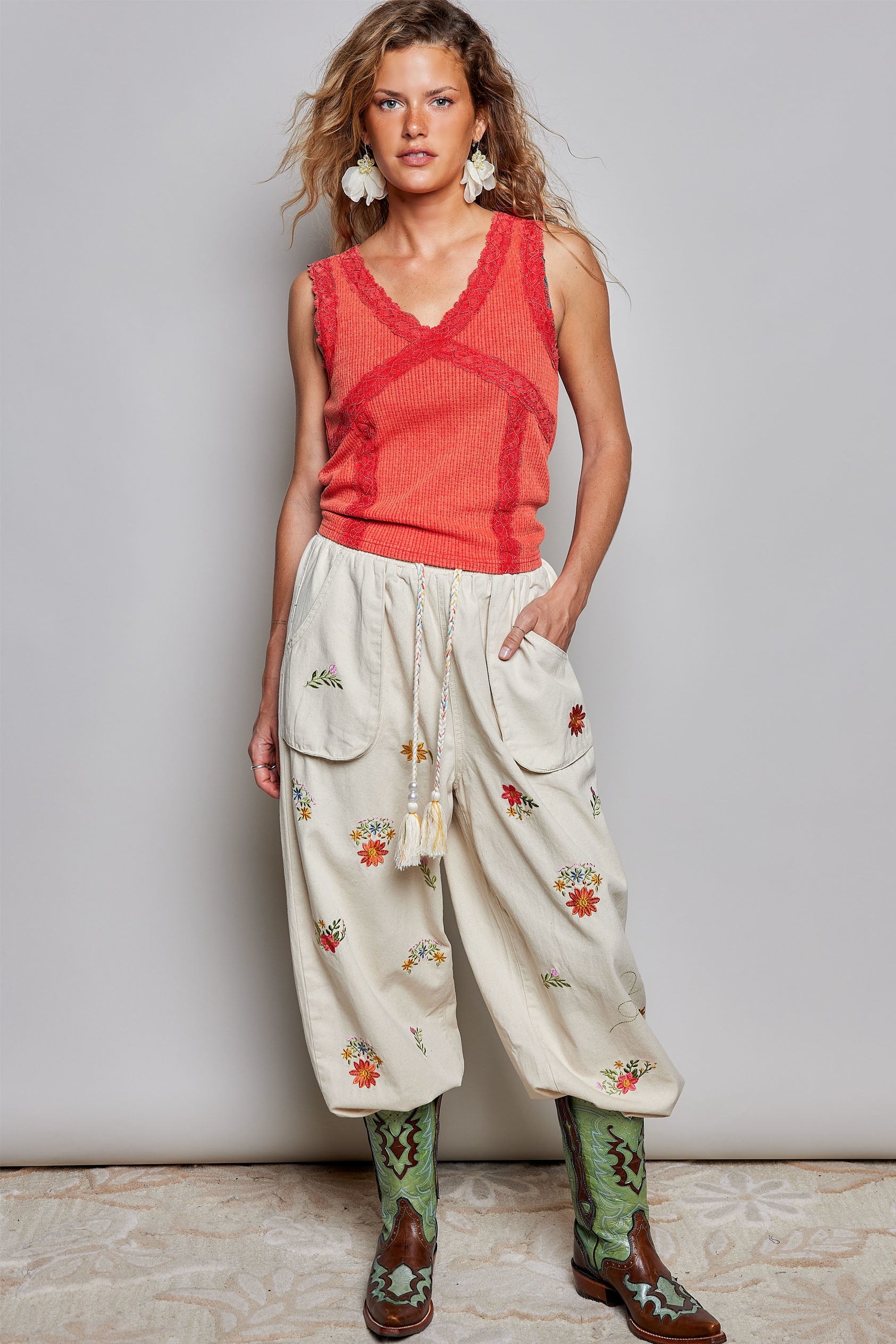 Flower Space Pants