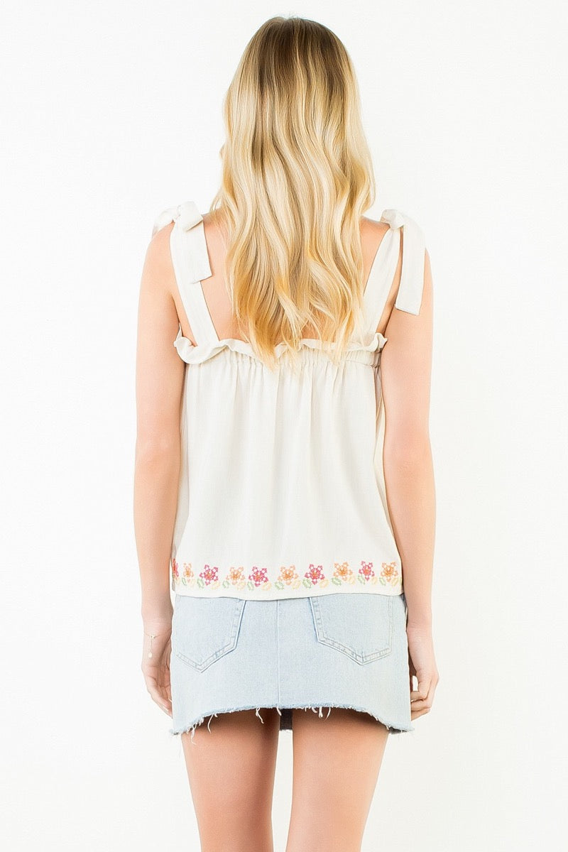 Flower Ties Tank