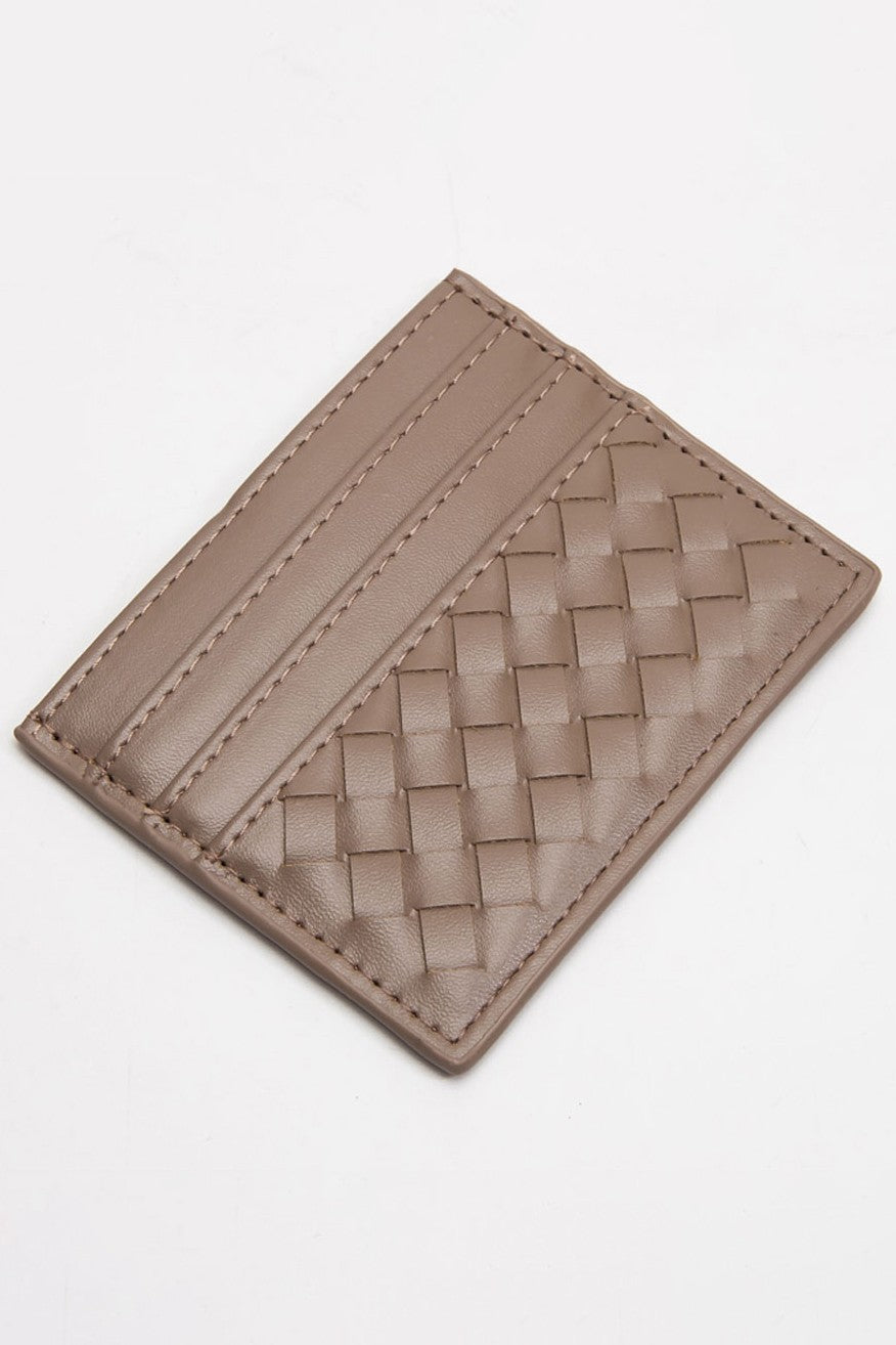 Minnie Weave Card Wallet