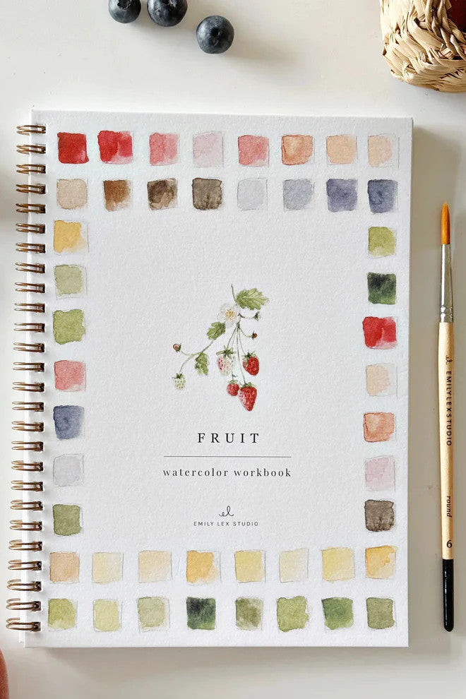 Fruit Watercolor Workbook