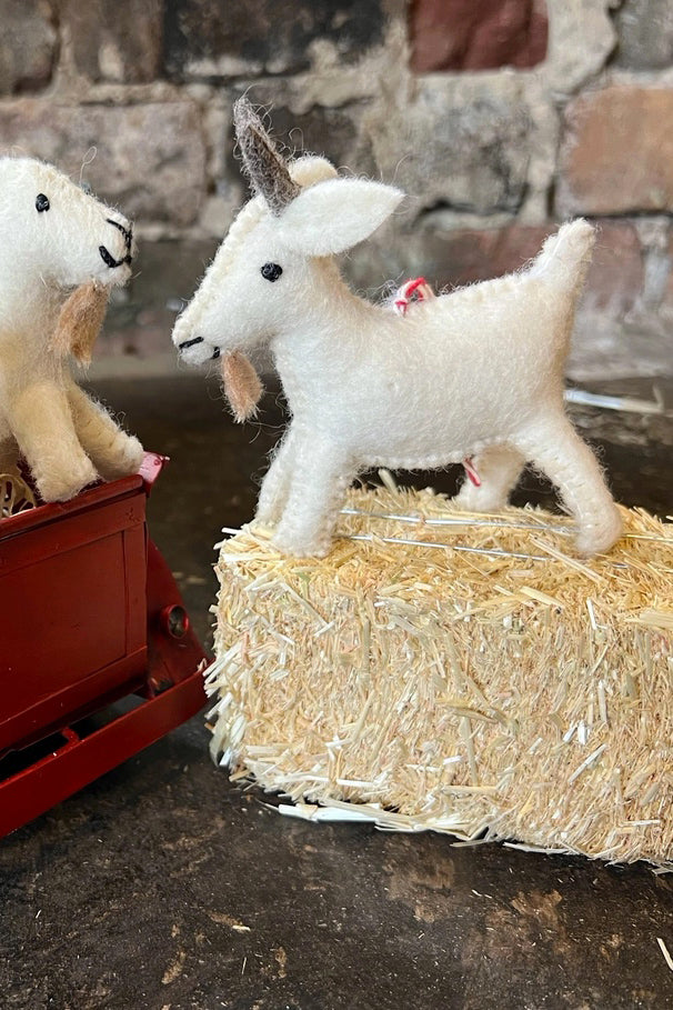Goat Felt Wool Ornament