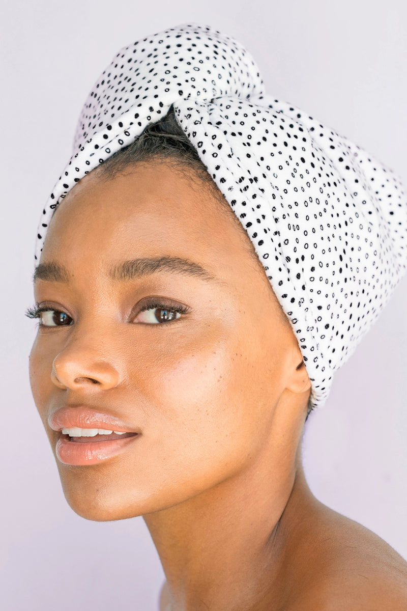 Kitsch Hair Towel - Micro Dot