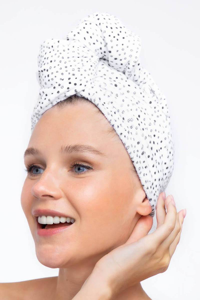 Kitsch Hair Towel - Micro Dot