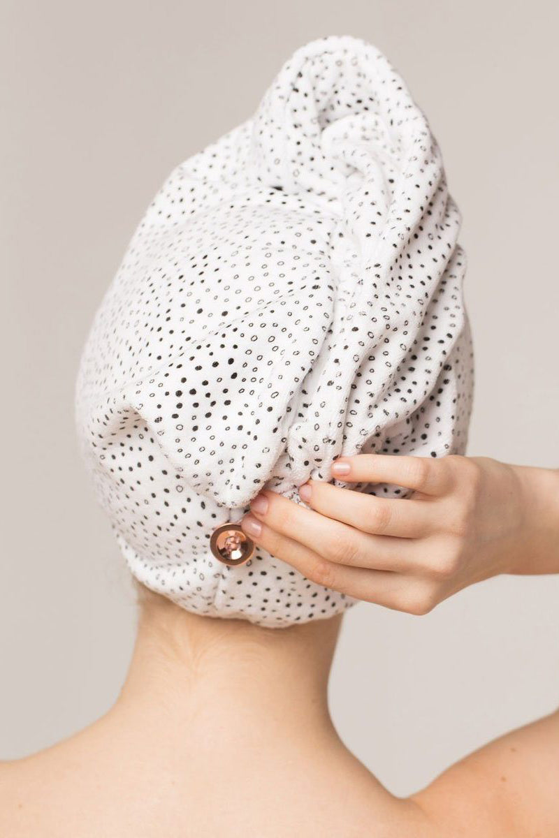 Kitsch Hair Towel - Micro Dot