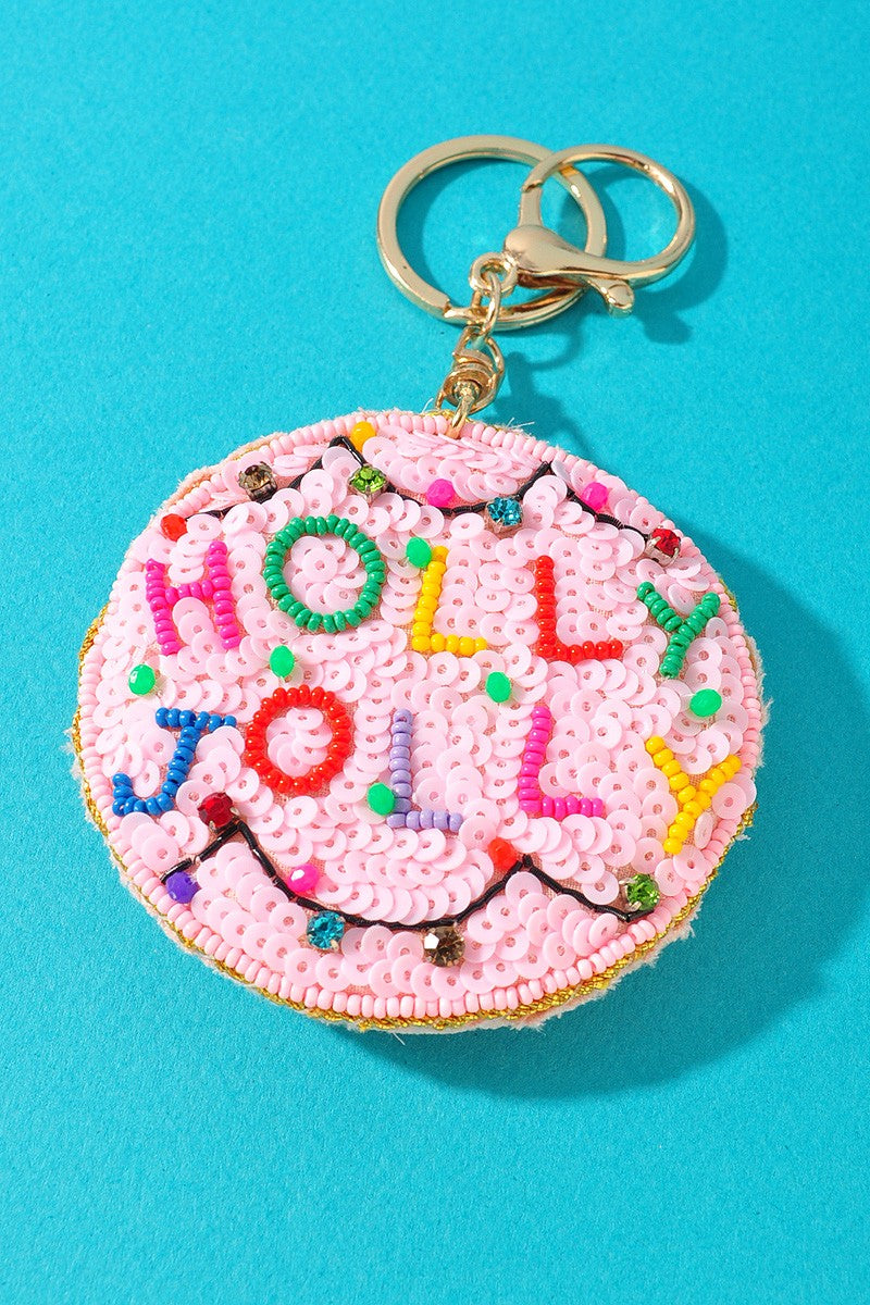 Holly Jolly Keychain