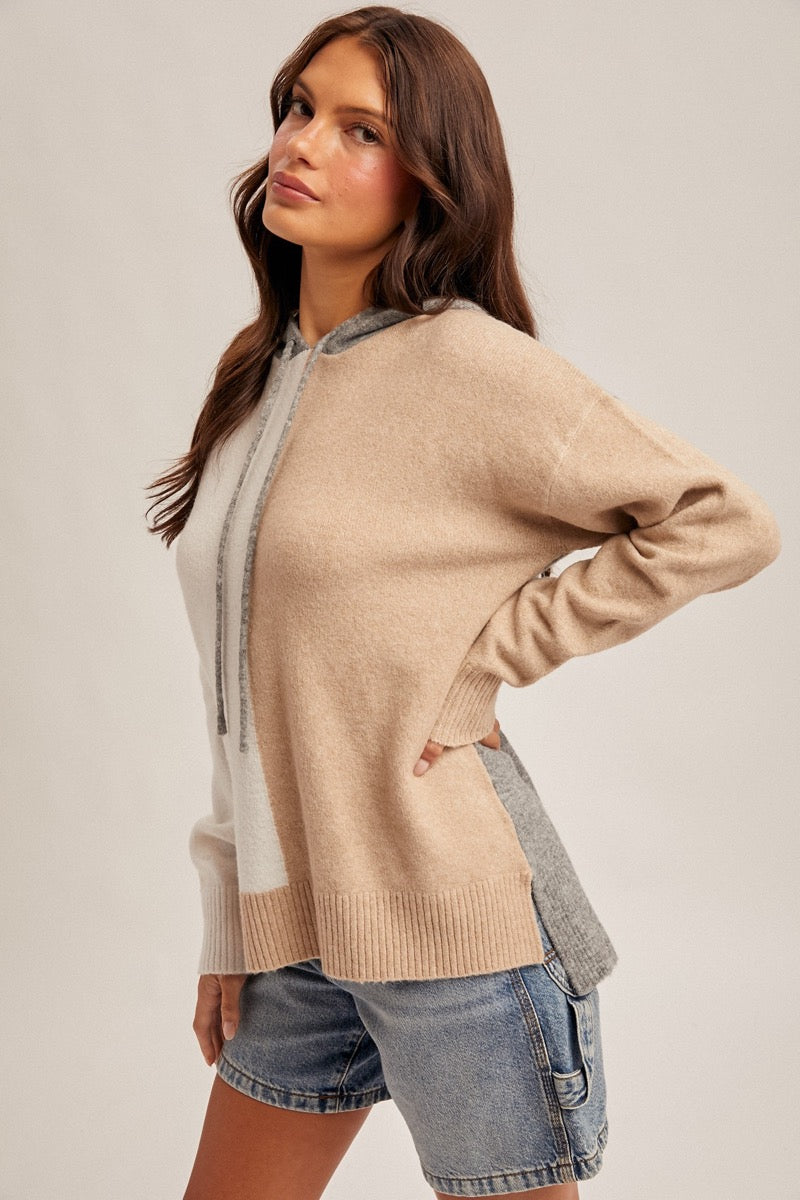 In Line Sweater Hoodie