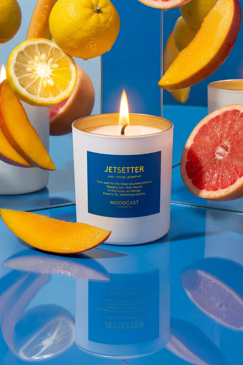 Jetsetter Glass Candle