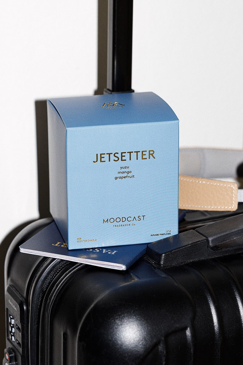 Jetsetter Glass Candle