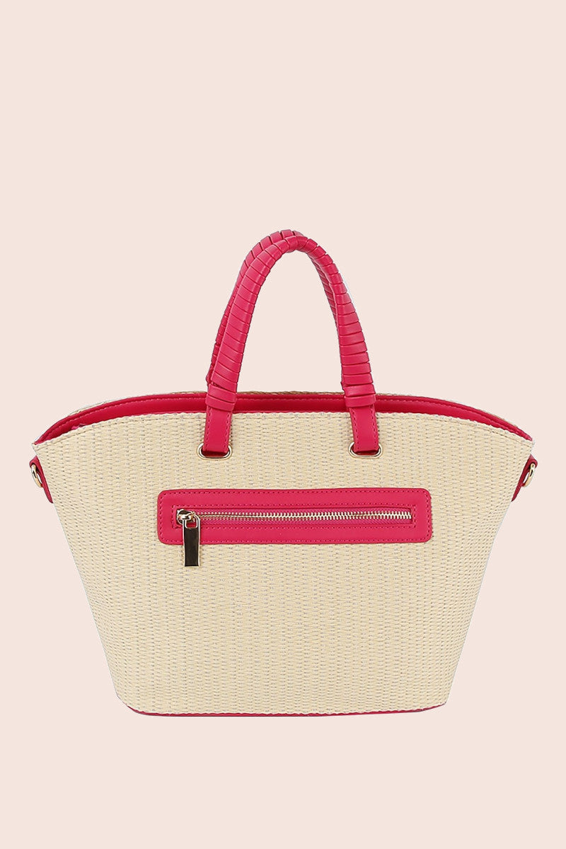 Joss Straw Tote Bag