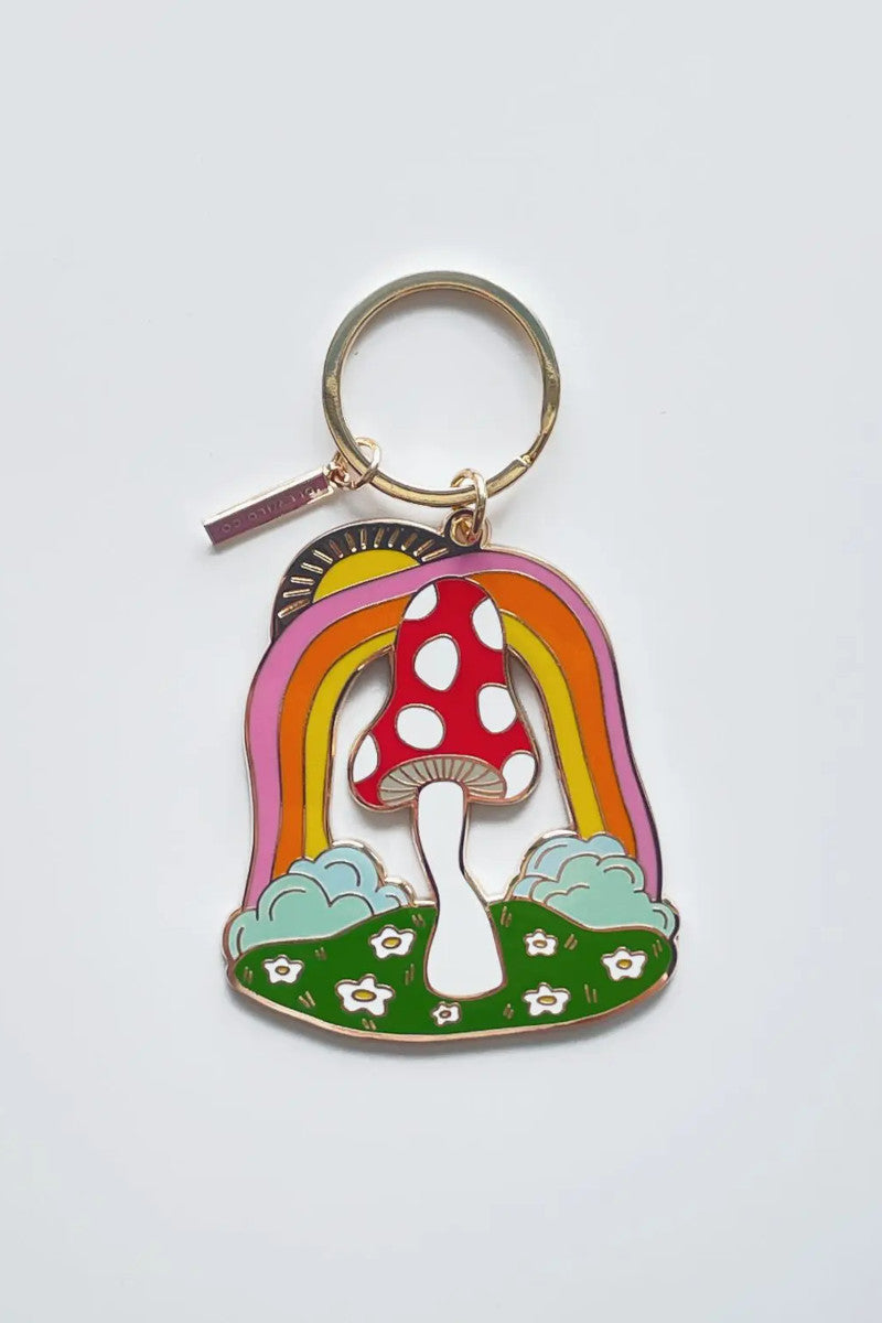 Magic Mushroom Keychain