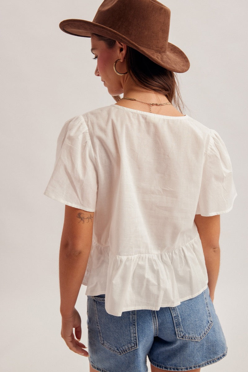 Lacie Flutter Top