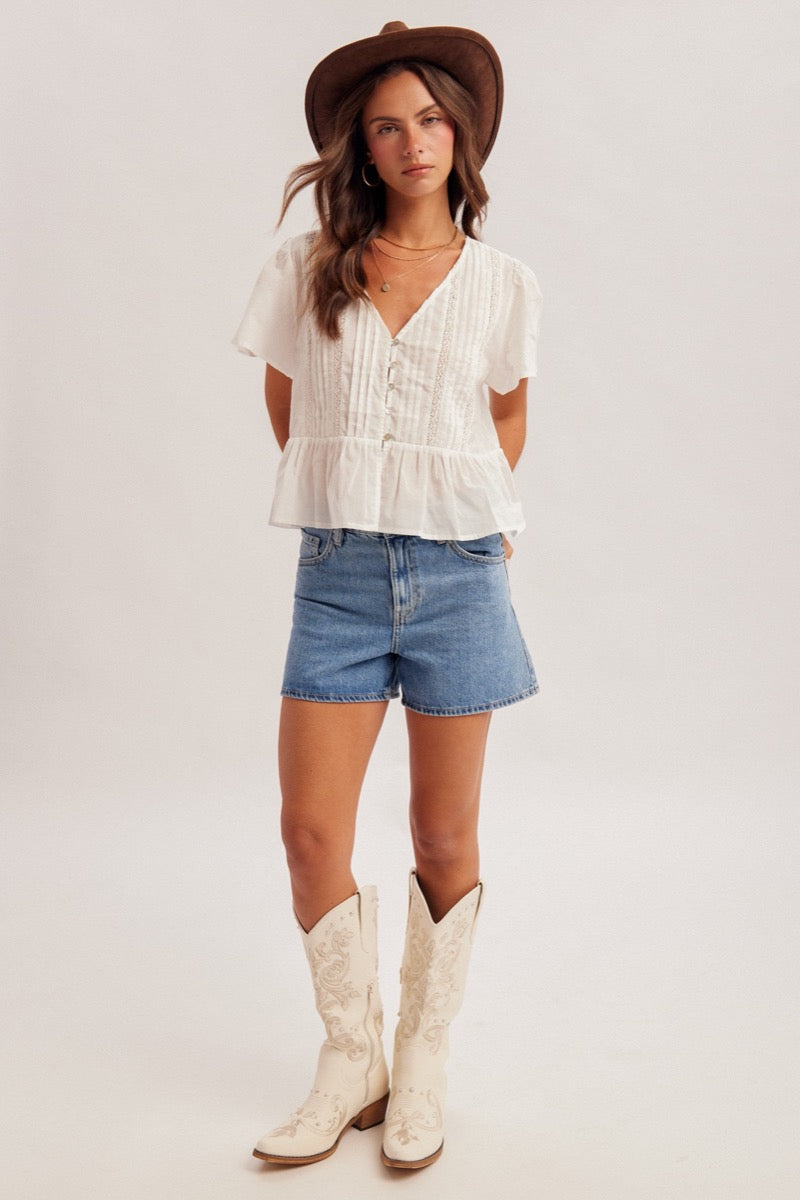 Lacie Flutter Top