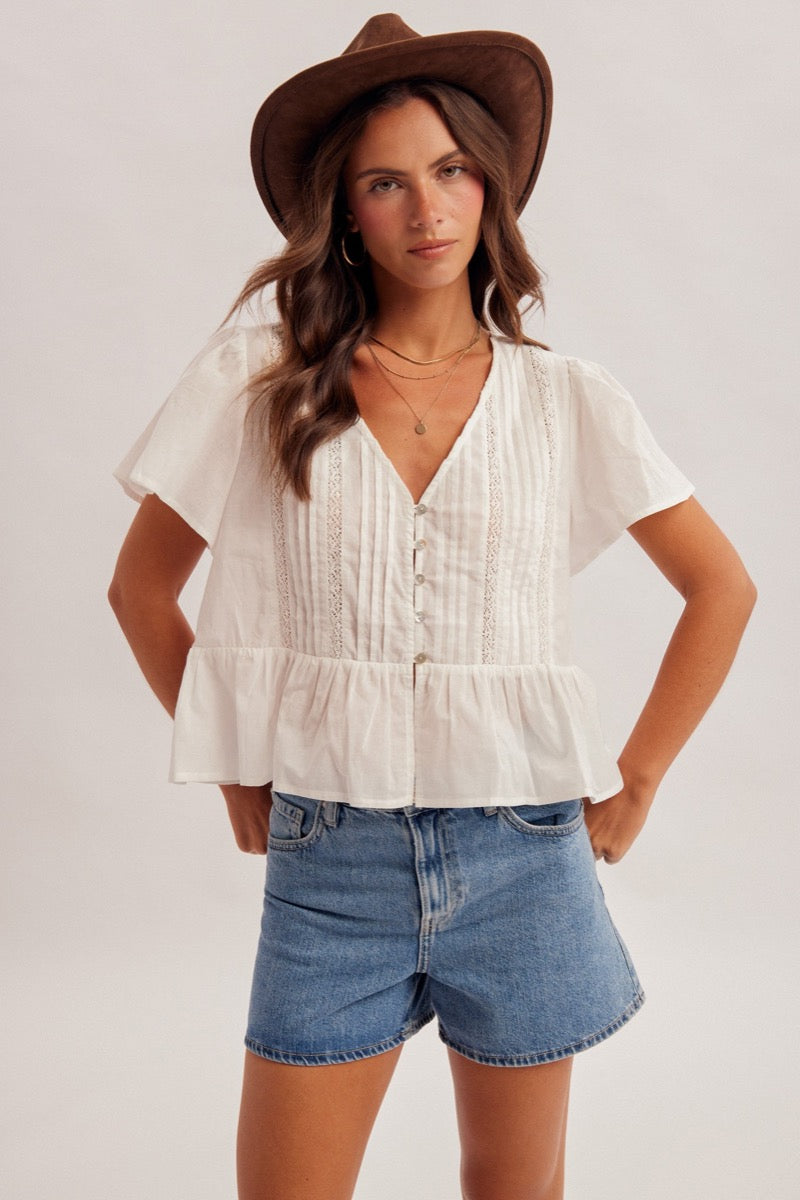 Lacie Flutter Top