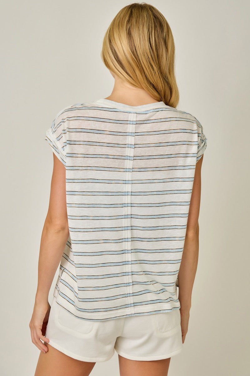 Layback Stripe Tee