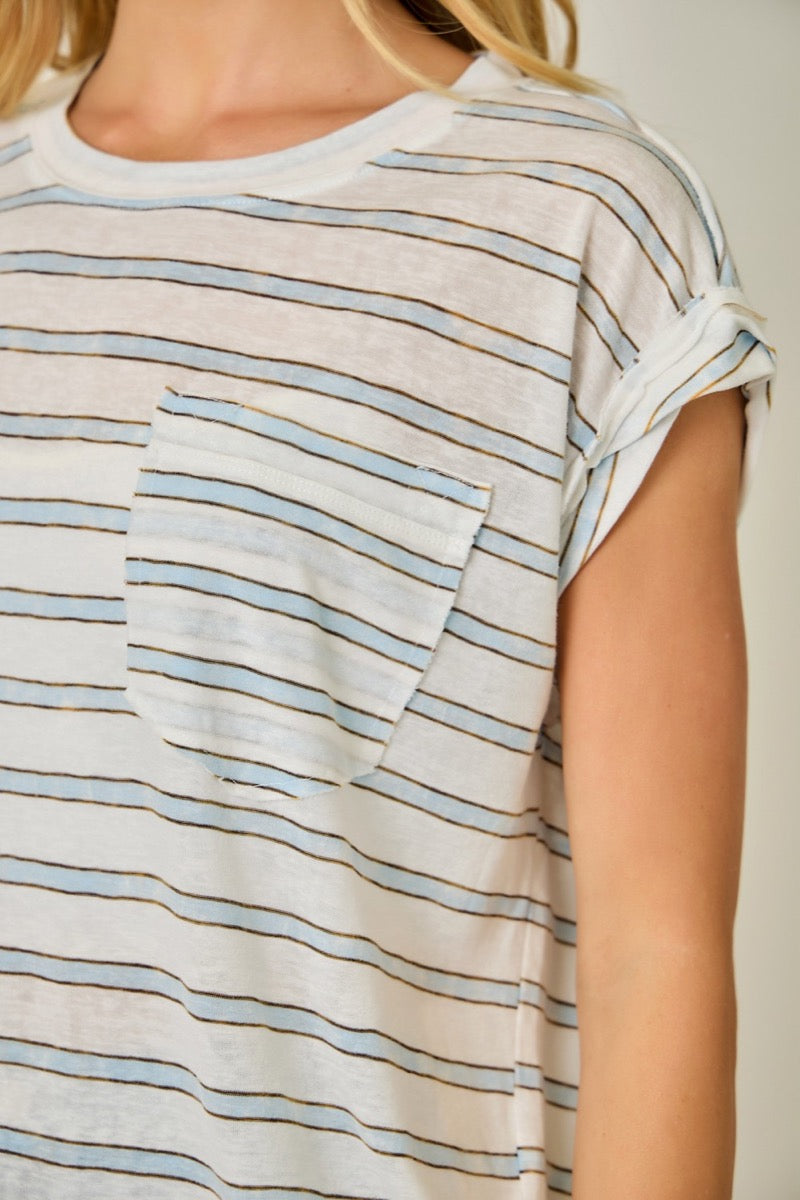 Layback Stripe Tee