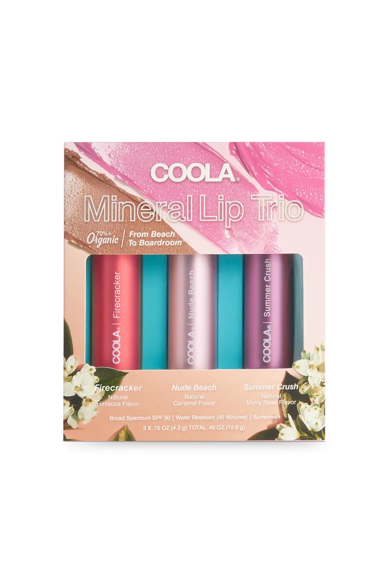 Coola SPF30 Mineral Lip Trio