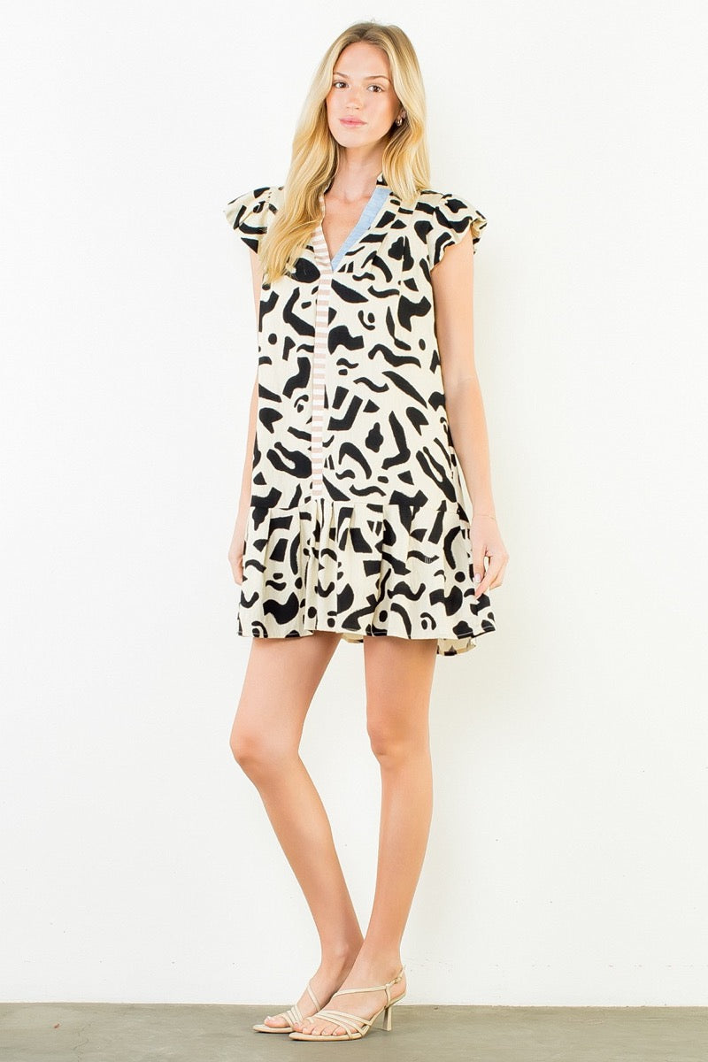 Lisa Abstract Dress